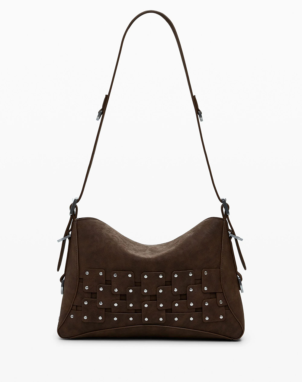 DESIGUAL BAG_NEW PATCH 2 CHOCO GEANTA DE DAMA