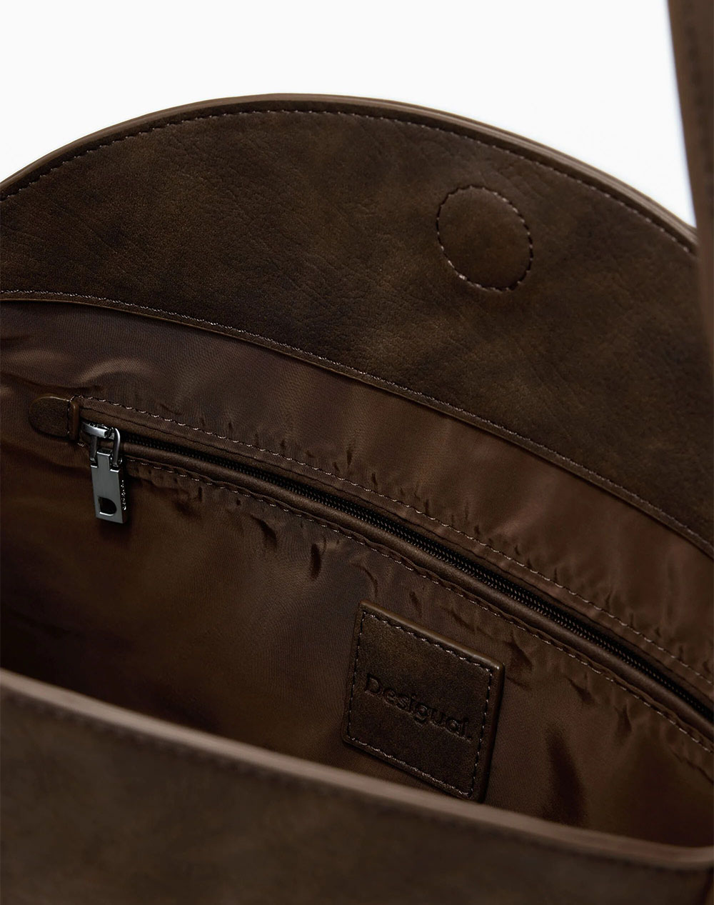 DESIGUAL BAG_NEW PATCH 2 CHOCO GEANTA DE DAMA