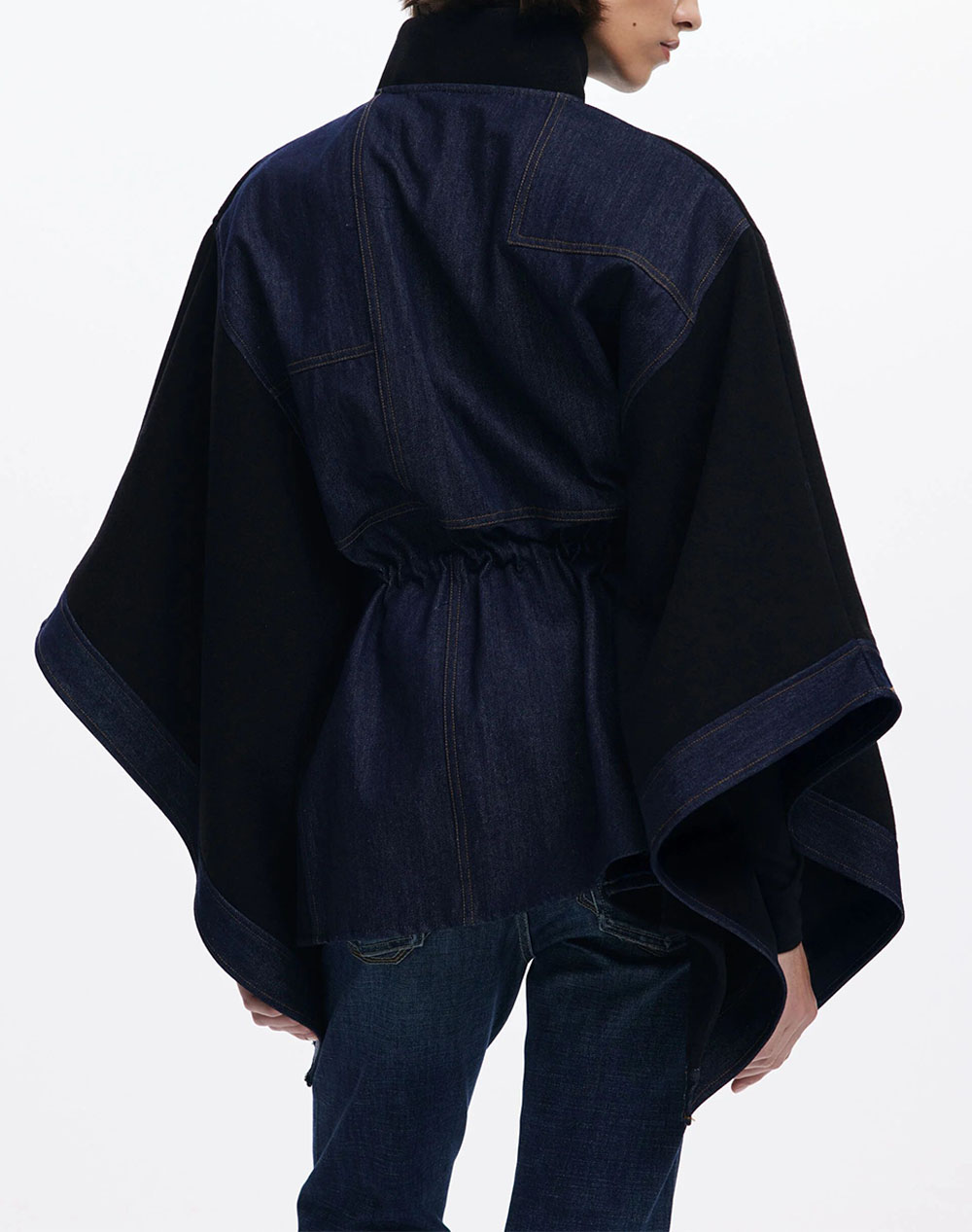 DESIGUAL PONCHO_DENIM ALDAMA DE DAMA