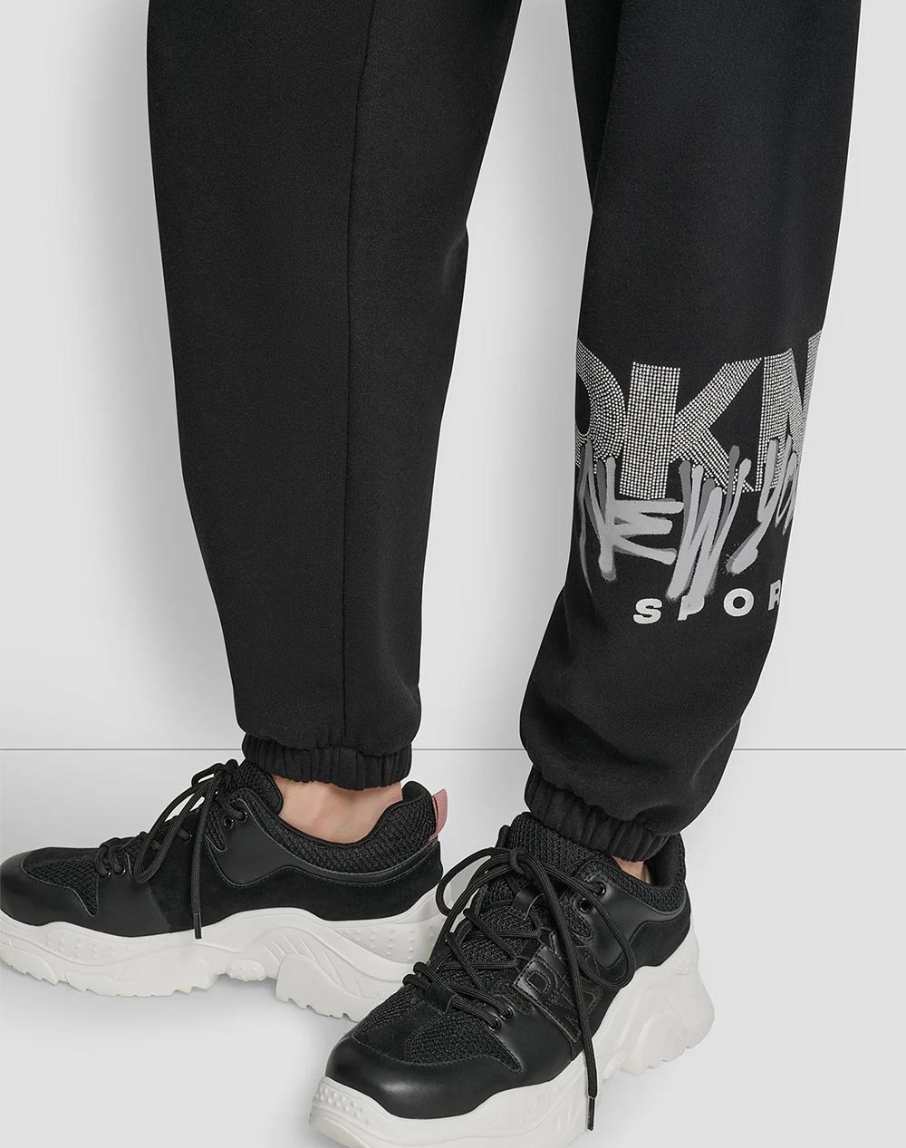 DKNY DP5P3742 LOGO PANTALONI SPORT DKNY