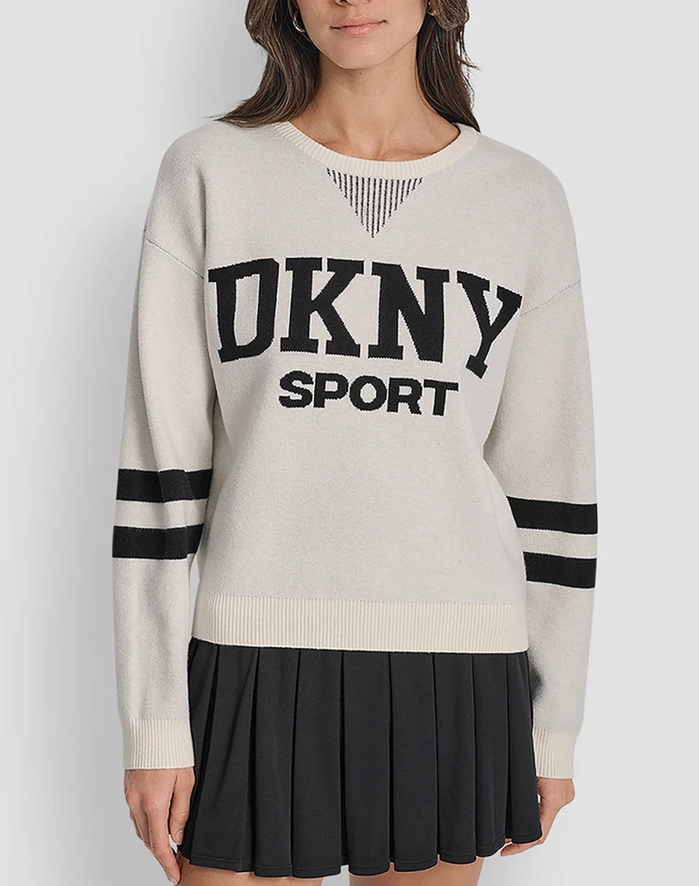 DKNY DP5R0749 LOGO PULOVER CU MANECA LUNGA DKNY