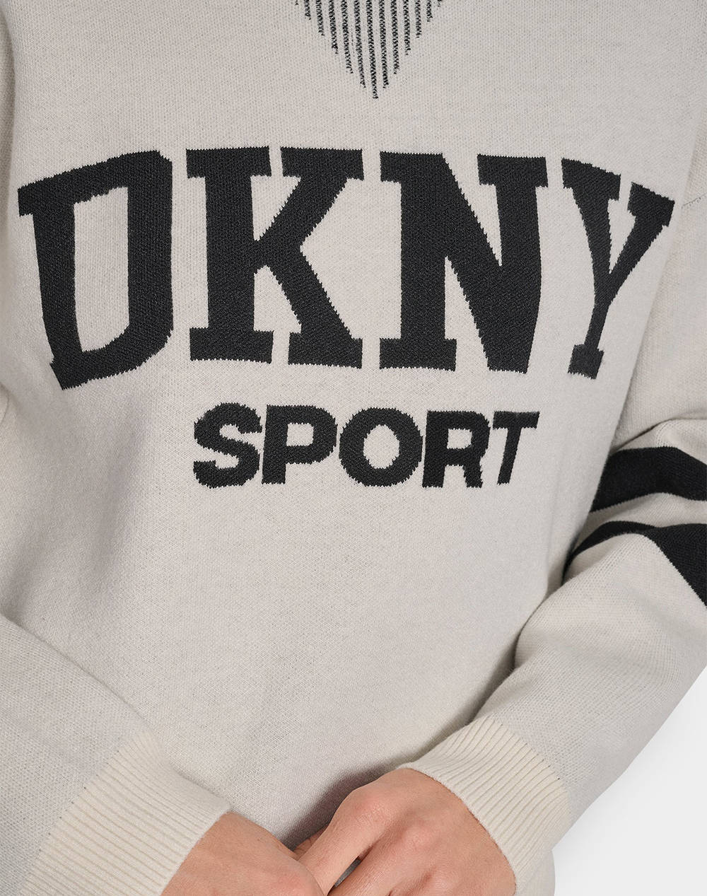 DKNY DP5R0749 LOGO PULOVER CU MANECA LUNGA DKNY