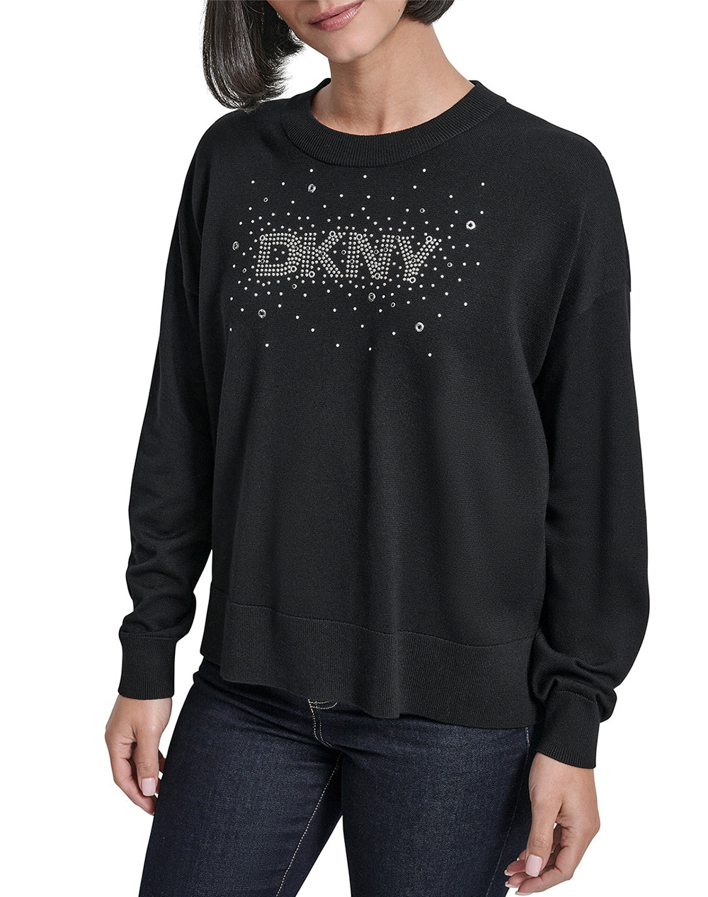 DKNY P5MSBY47 PULOVER CU MANECA LUNGA DKNY