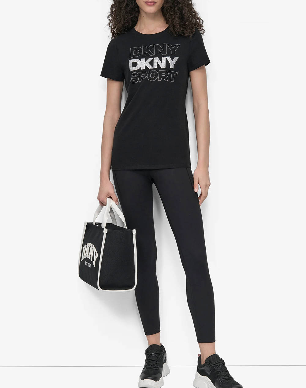 DKNY DP5T1333 LOGO BLUZA CU MANECA SCURTA DKNY
