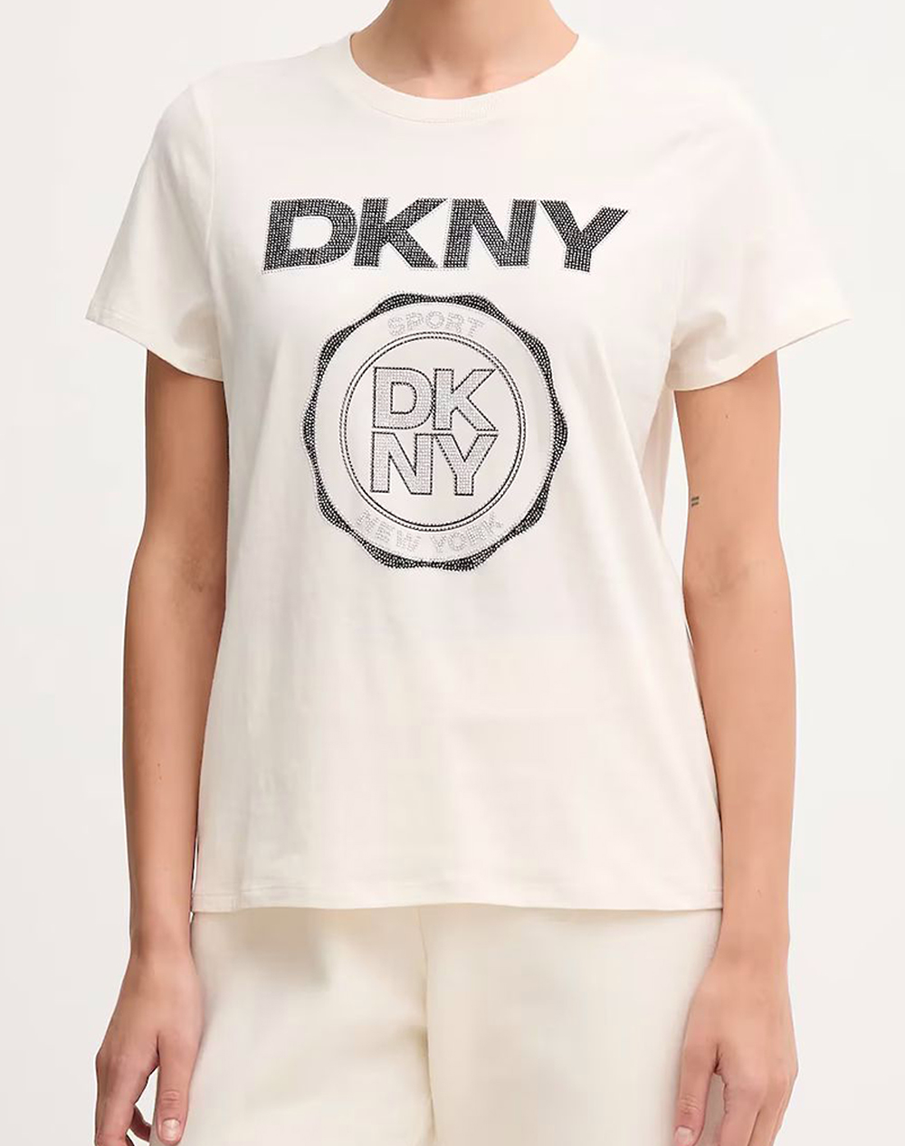 DKNY DP5T1366 LOGO BLUZA CU MANECA SCURTA DKNY