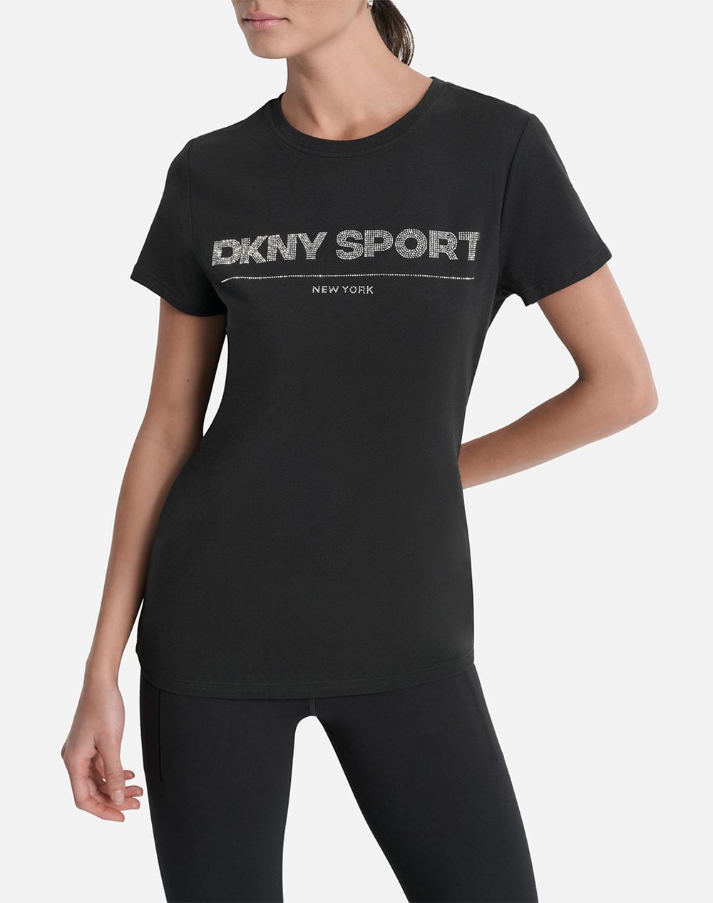 DKNY DP5T1376 LOGO BLUZA CU MANECA SCURTA DKNY