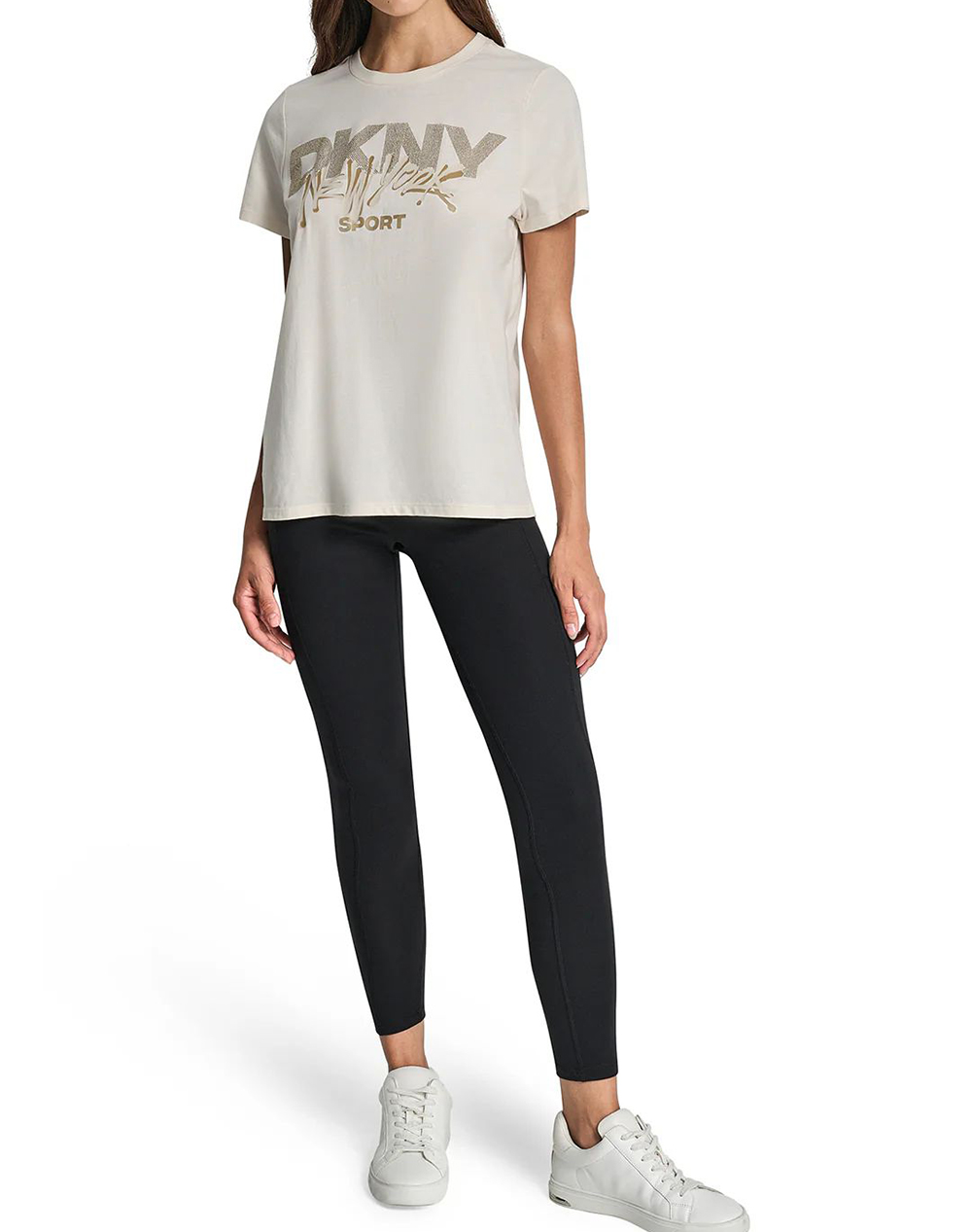 DKNY DP5T1446 LOGO BLUZA CU MANECA SCURTA DKNY