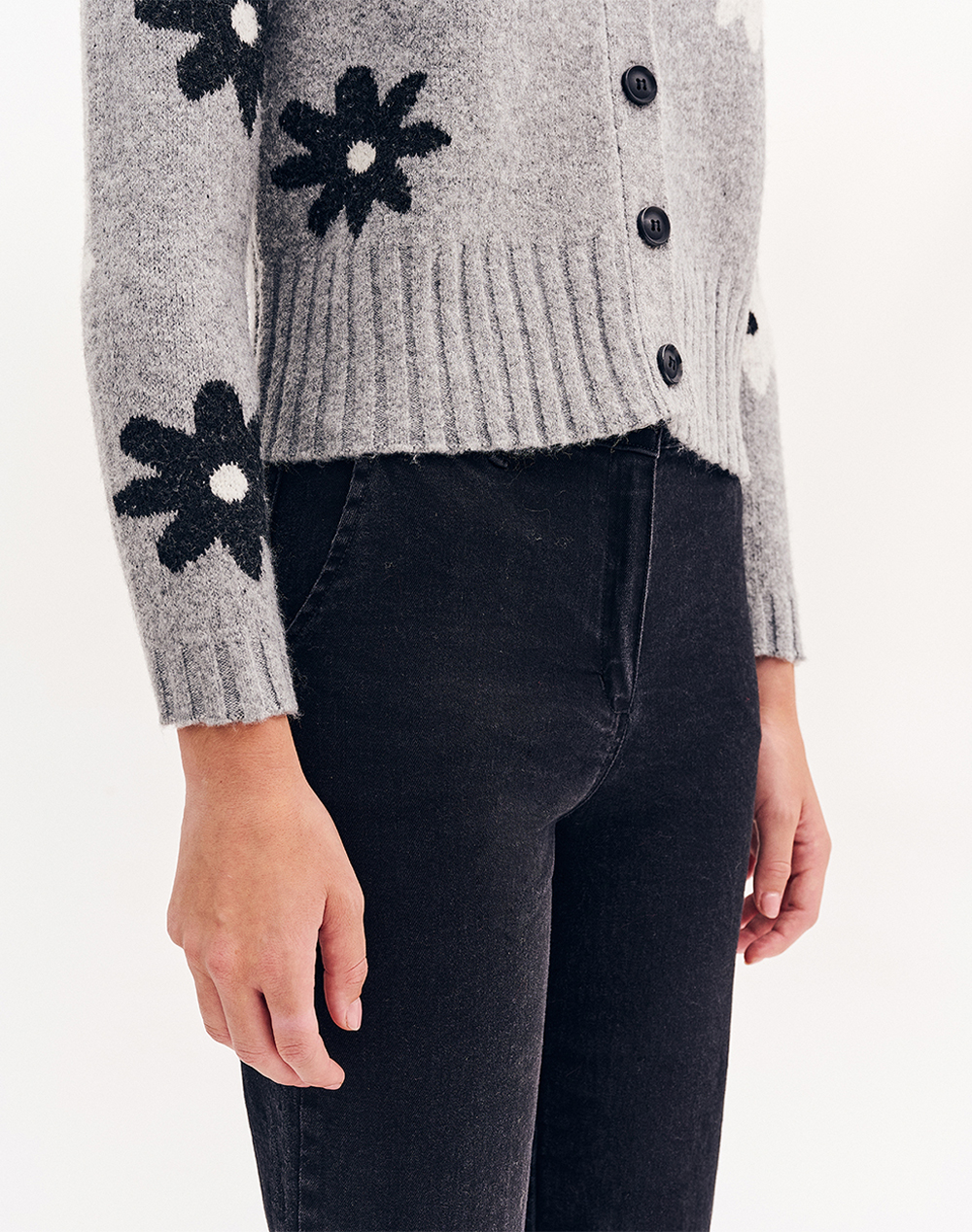 FOREL Cardigan tricotat