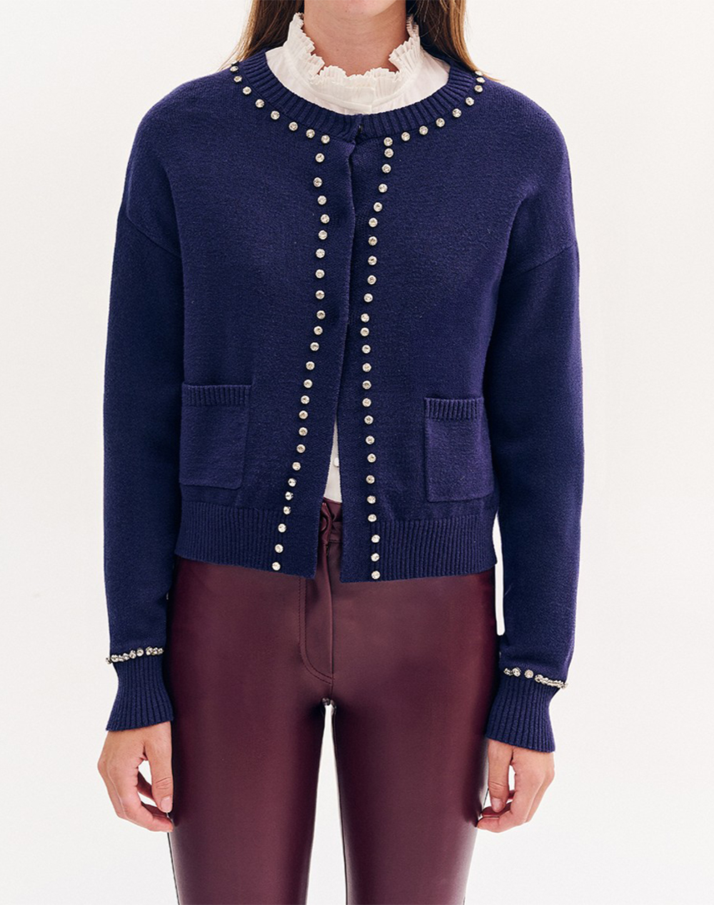 FOREL Cardigan tricotat