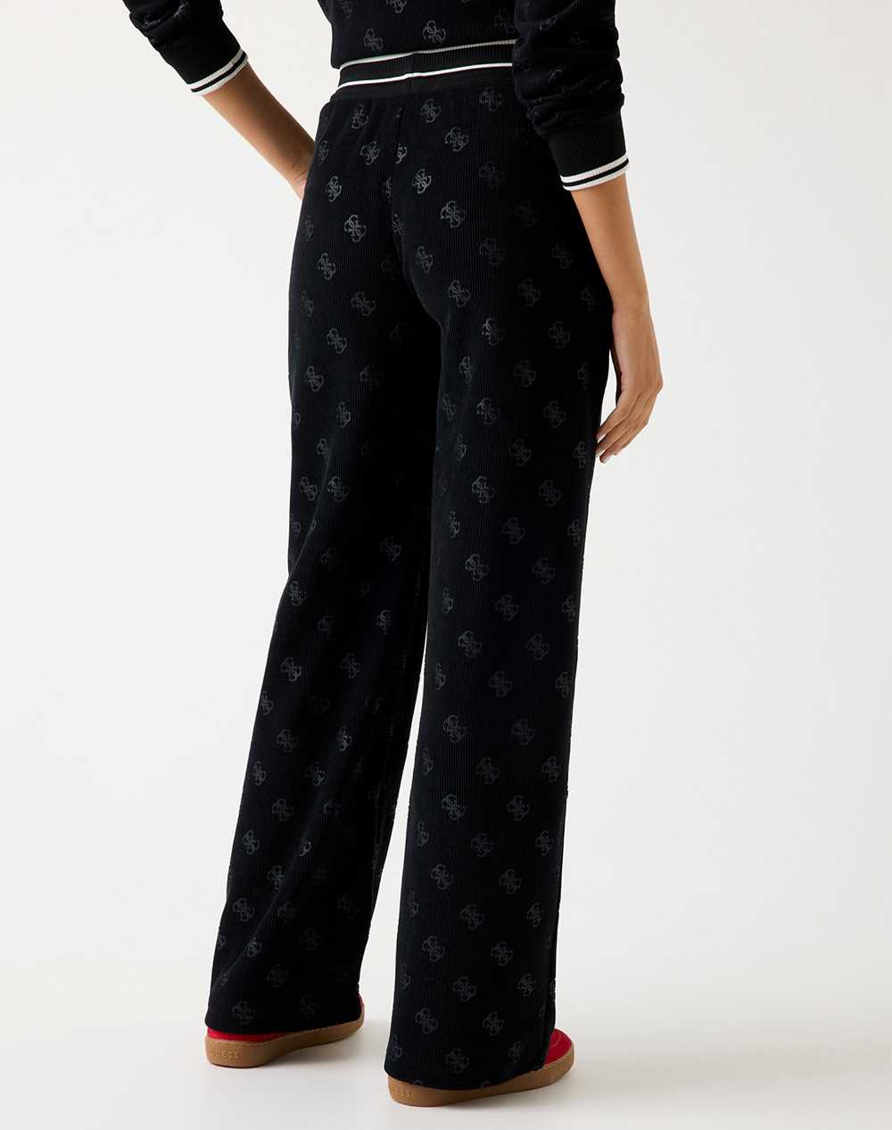 GUESS PAULINA WIDE LEG PANTS PANTALONI DE DAMA