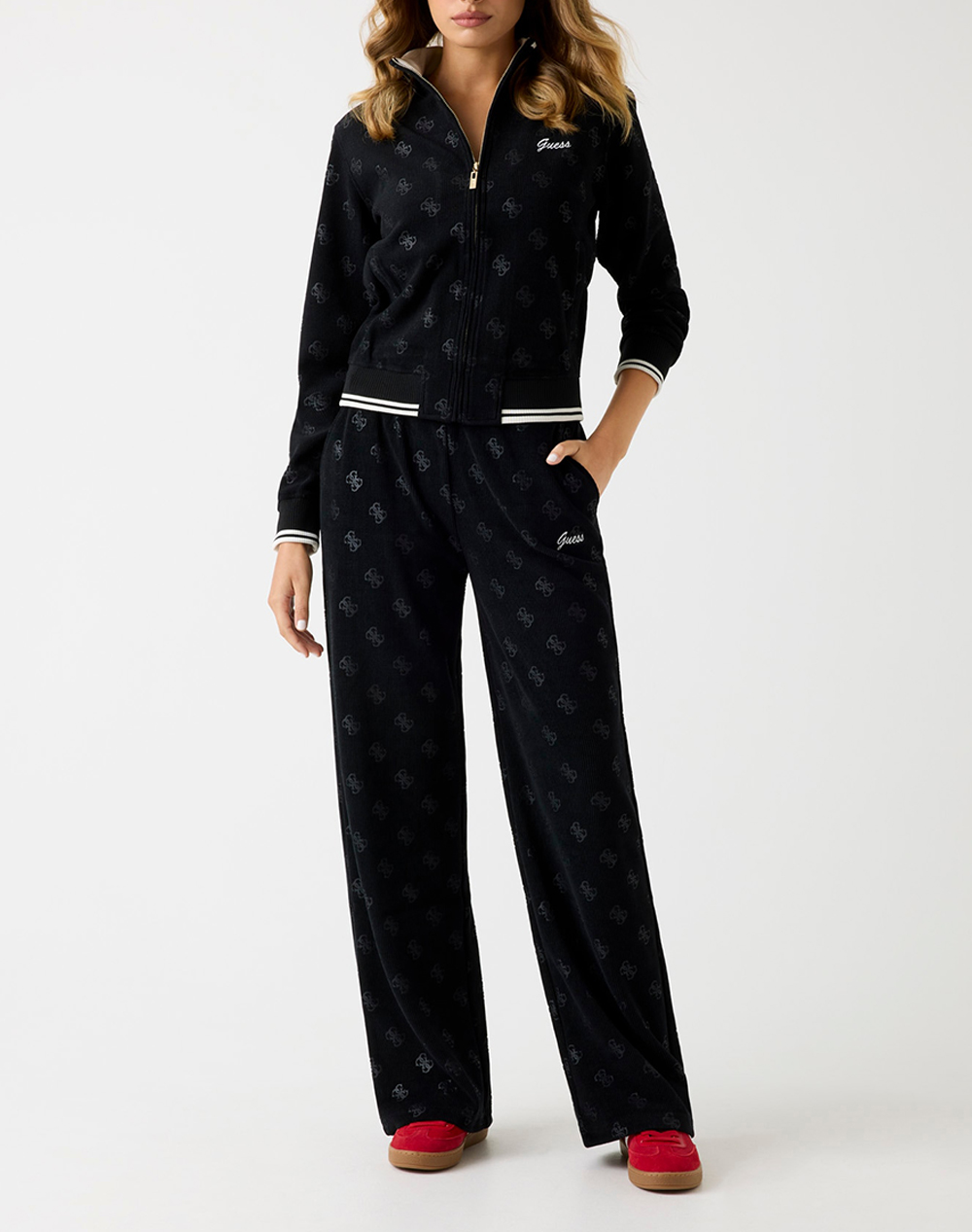 GUESS PAULINA WIDE LEG PANTS PANTALONI DE DAMA