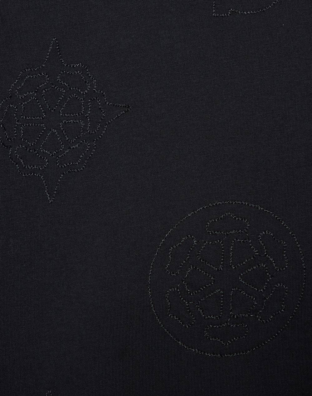 GUESS PEONY AOP EMBROIDERY BOXY TEE BLUZA DE DAMA
