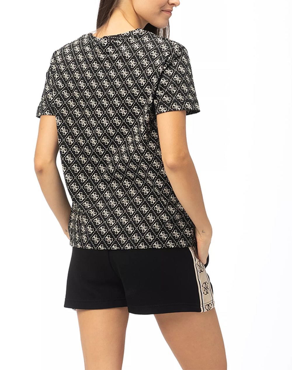 GUESS 4G RHOMBUS STUDS SS T-SHIRT BLUZA DE DAMA