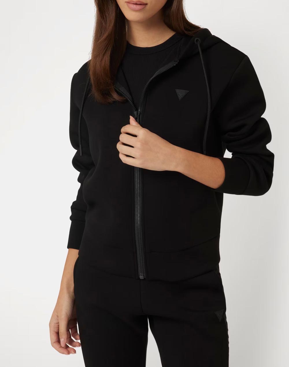 GUESS ALLIE SCUBA HOODIE ZIP SWEATSH JACHETA DE DAMA