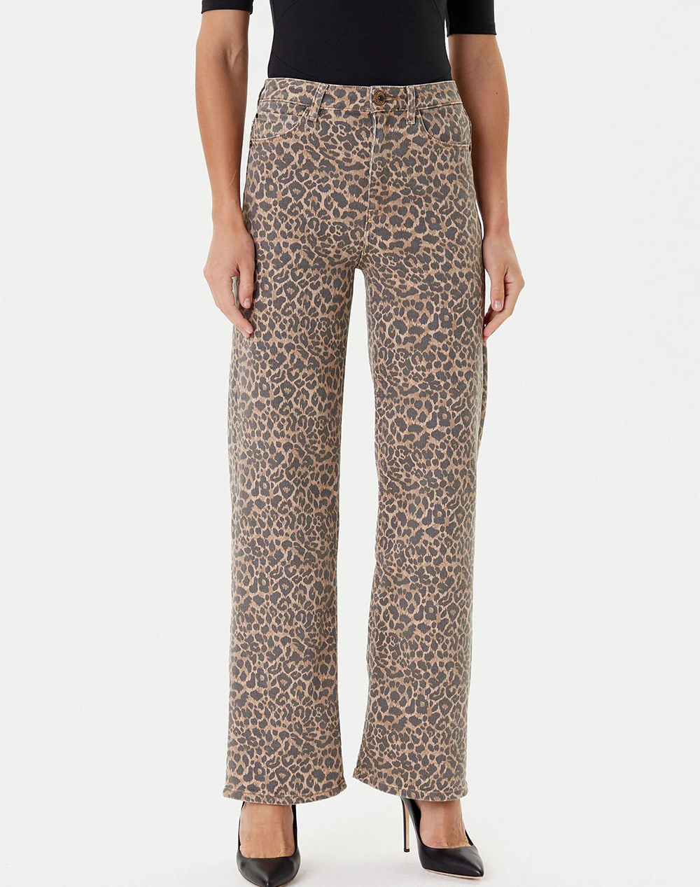 GUESS WIDE LEG PANTALONI DE DAMA