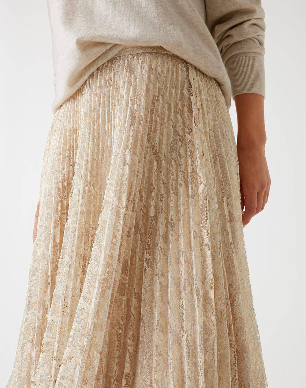 GUESS CHARLOTTE PLEATED SKIRT FUSTA DE DAMA