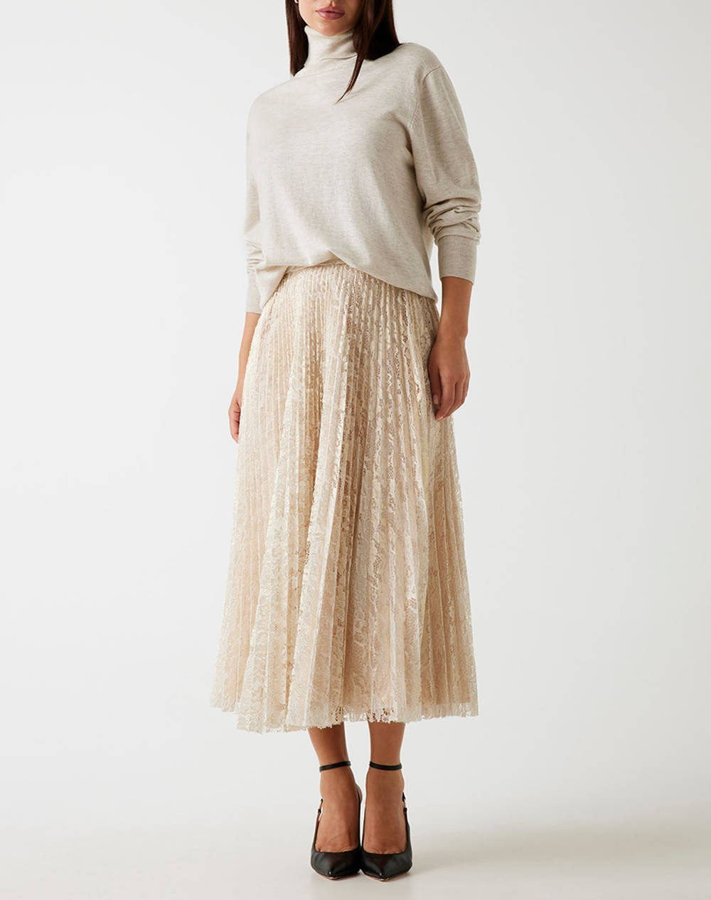 GUESS CHARLOTTE PLEATED SKIRT FUSTA DE DAMA