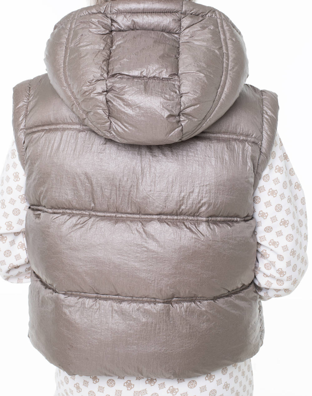 GUESS ERNESTINE CROP PADDED VEST GEACA DE DAMA