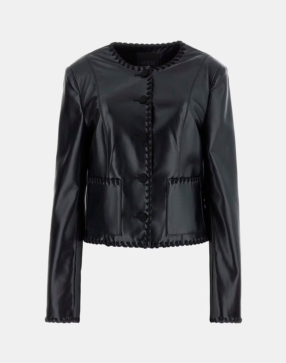 GUESS LEONTINE EMBRO STITCH JACKET GEACA DE DAMA