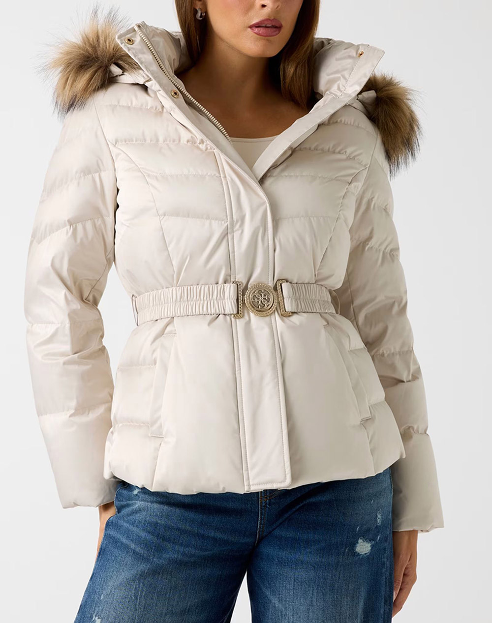 GUESS MARINA SHORT REAL DOWN GEACA DE DAMA