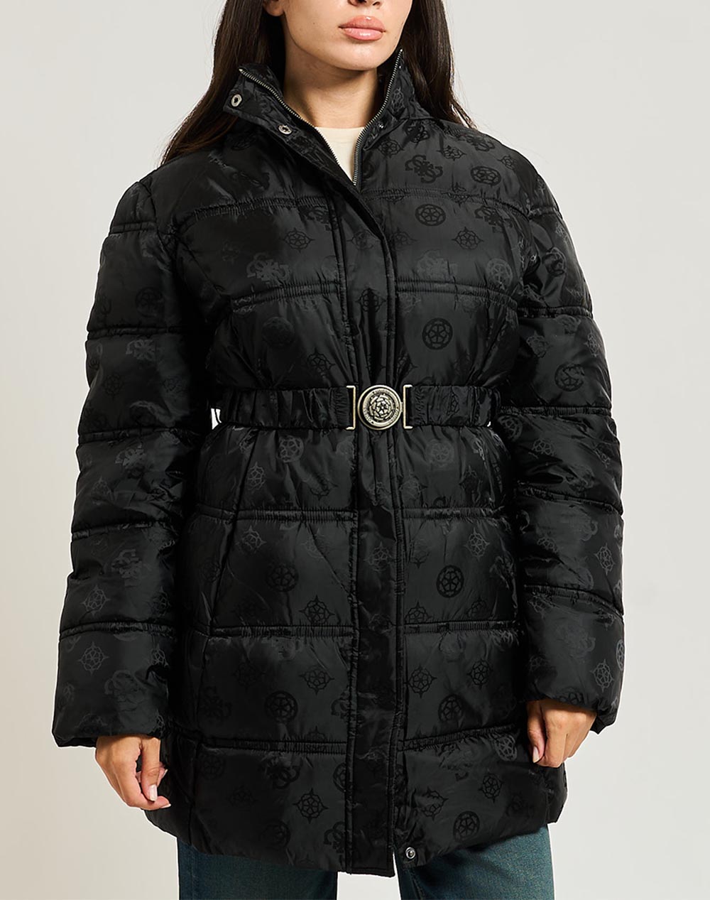 GUESS IMMA LOGO MIDI PUFFER GEACA DE DAMA