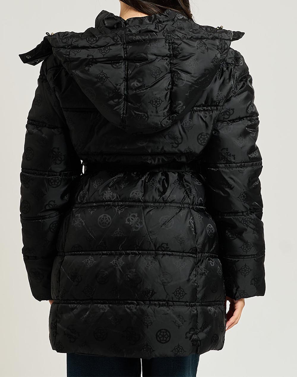 GUESS IMMA LOGO MIDI PUFFER GEACA DE DAMA