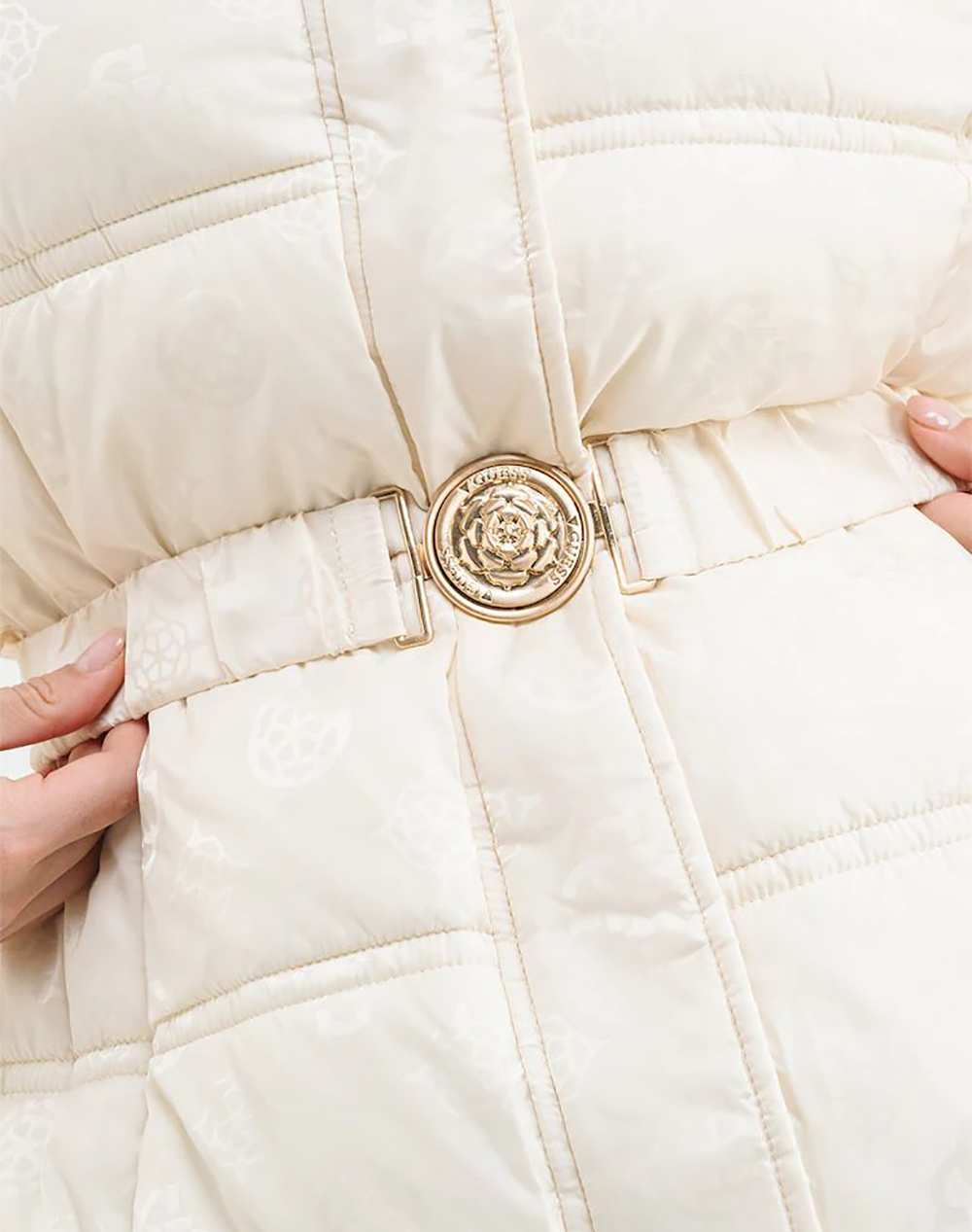 GUESS IMMA LOGO MIDI PUFFER GEACA DE DAMA
