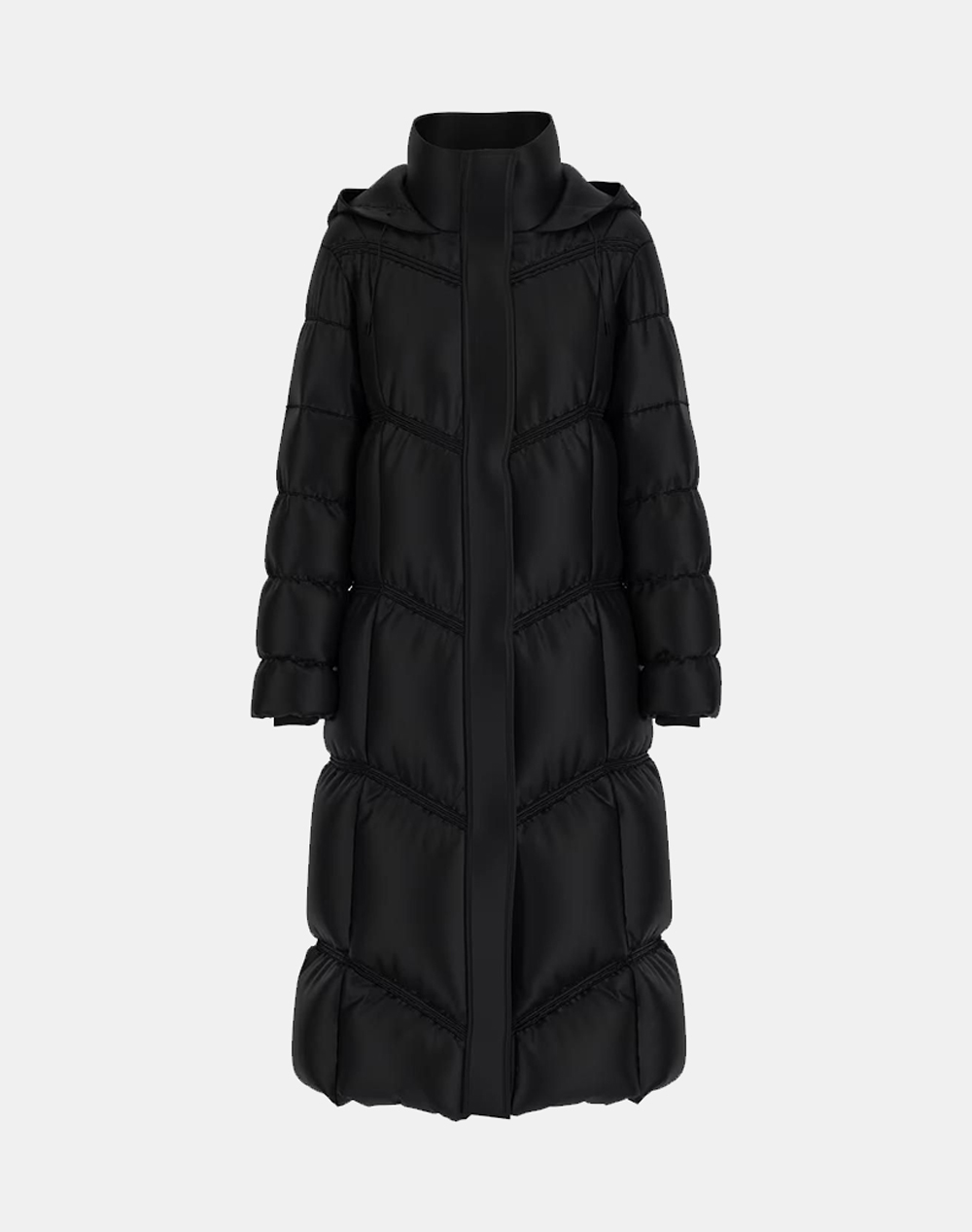 GUESS GLORIA QUILTED LONG PUFFER GEACA DE DAMA