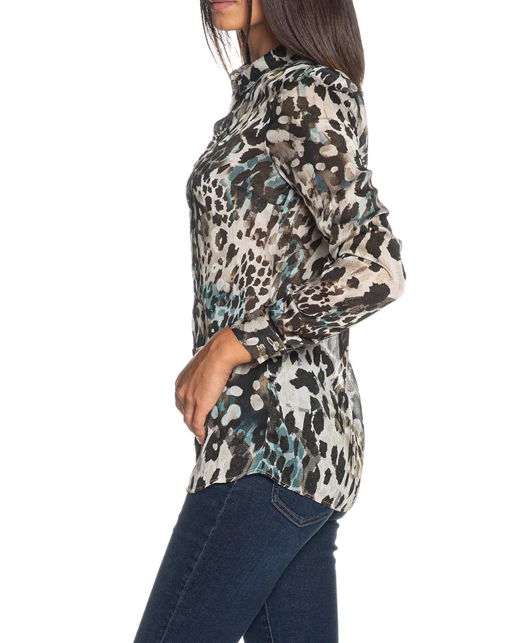 GUESS LS CLOUIS SHIRT CAMASA DE DAMA
