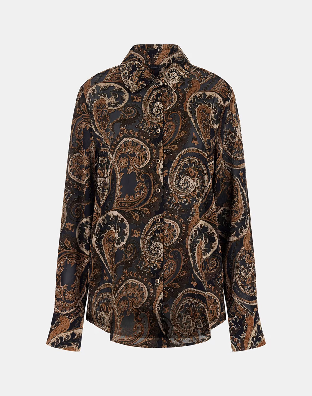 GUESS LS CLARISSE OVERSIZE SHIRT CAMASA DE DAMA