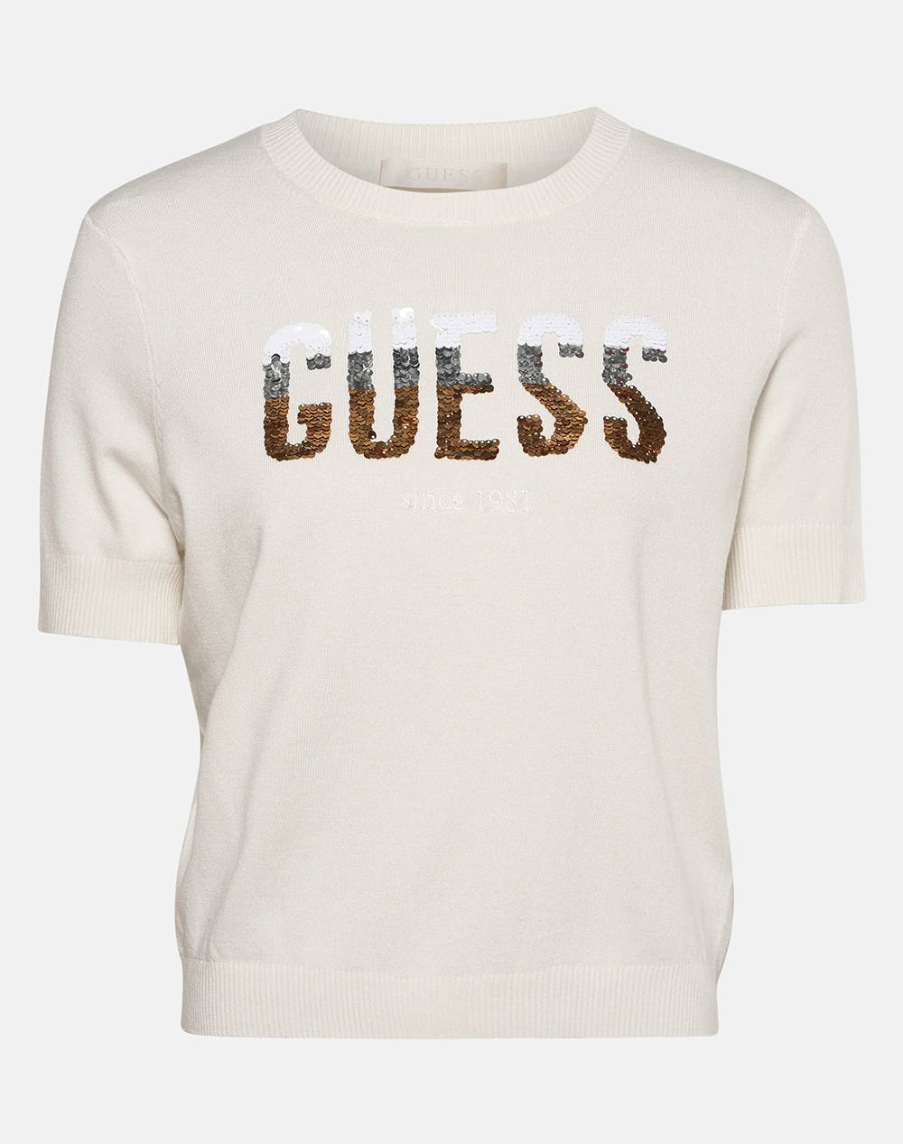 GUESS SS CN LAYLA BOXY LOGO SWTR BLUZA TRICOTATA DE DAMA