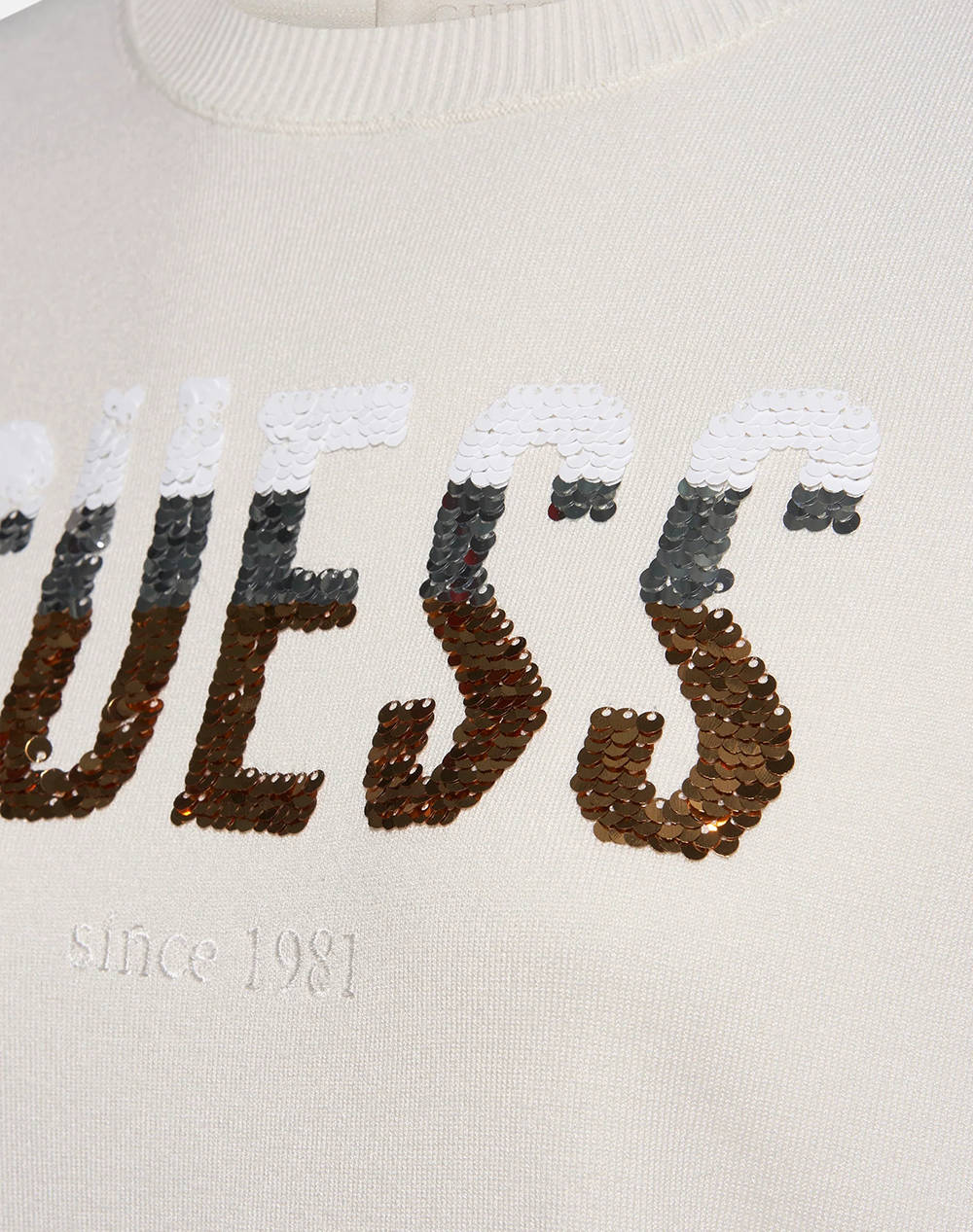 GUESS SS CN LAYLA BOXY LOGO SWTR BLUZA TRICOTATA DE DAMA