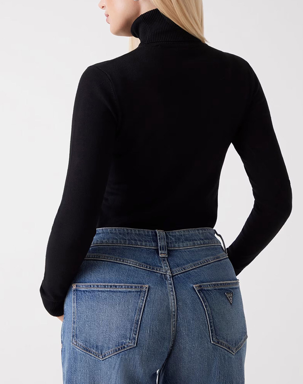 GUESS LS TN MELANIE TRIANGLE LOGO SW TRICOTAT DE DAMA