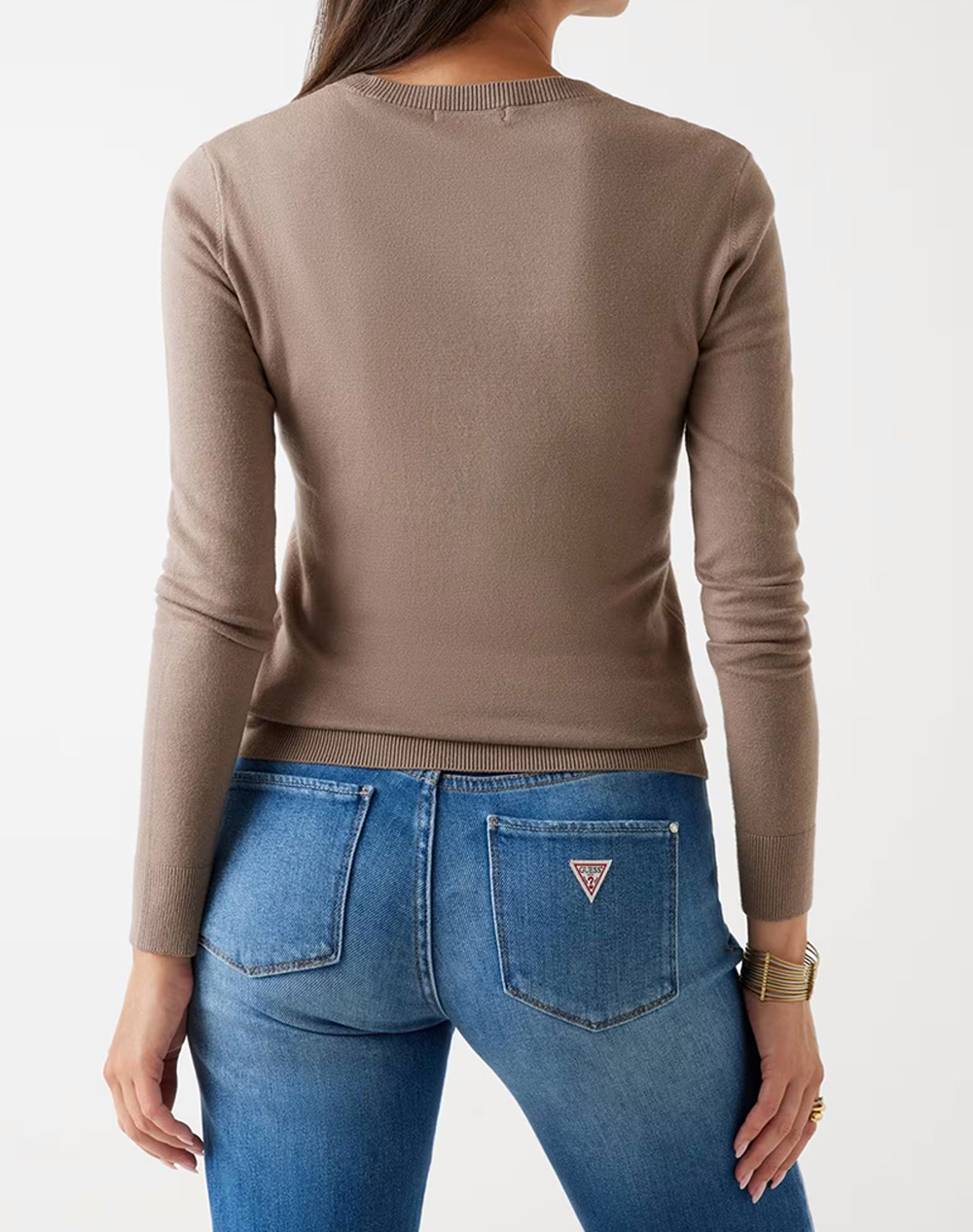 GUESS LS CN REYNA LOGO SWTR TRICOTAT DE DAMA