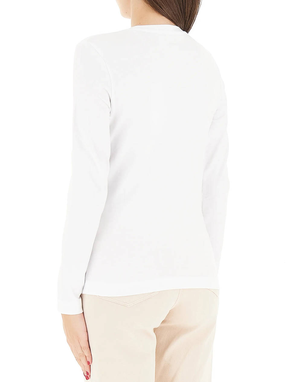 GUESS CN LS EMBRO SCRIPT LOGO TEE BLUZA DE DAMA