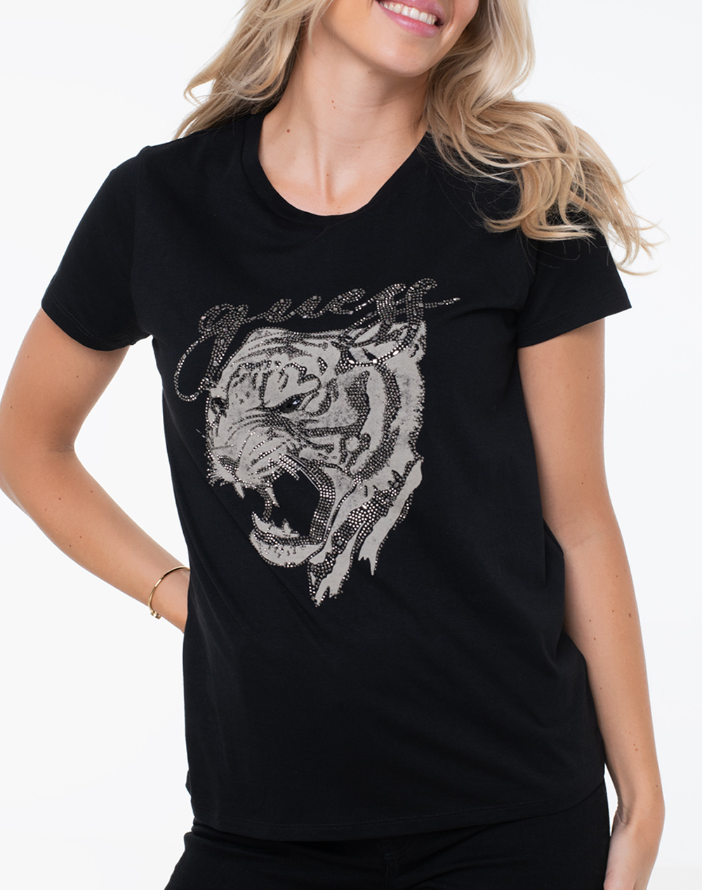 GUESS SS GUESS TIGER FACE EASY TEE BLUZA DE DAMA