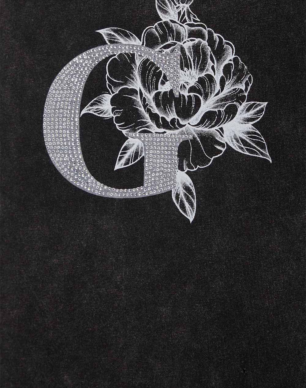 GUESS SS CN G81 FLOWERS TEE BLUZA DE DAMA