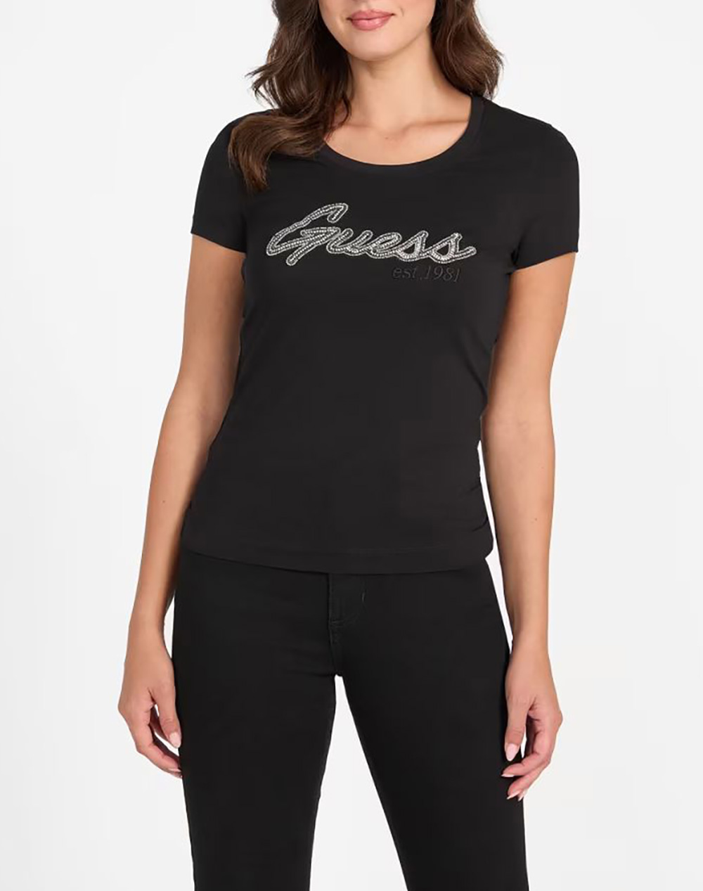 GUESS SS LOGO HOT FIX TEE BLUZA DE DAMA