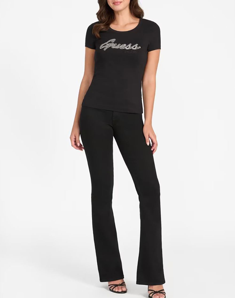 GUESS SS LOGO HOT FIX TEE BLUZA DE DAMA