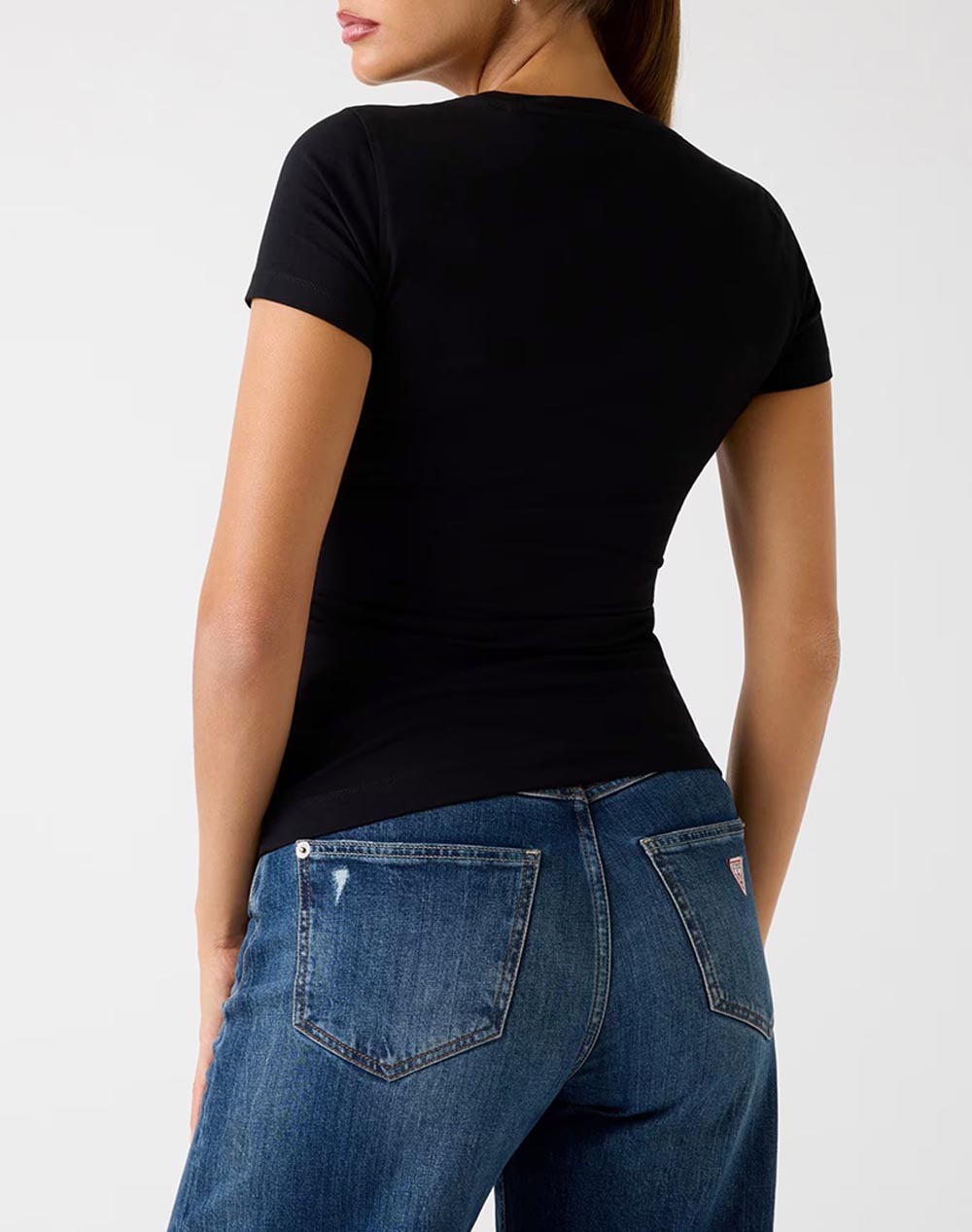 GUESS SS CN TRIANGLE PYTHON TEE BLUZA DE DAMA