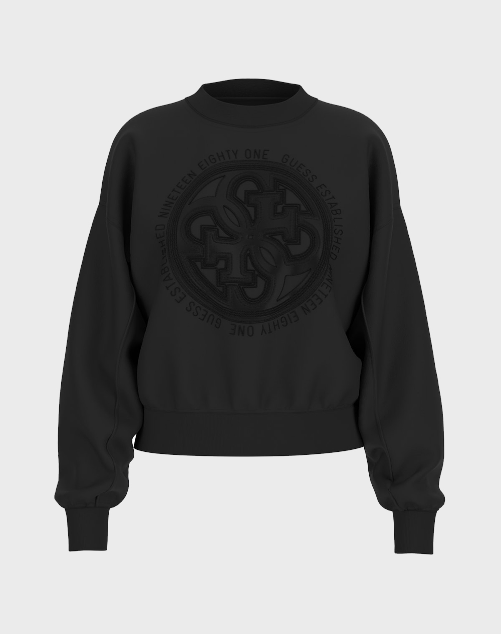 GUESS CN 4G LOGO HOTFIX SWEATSHIRT BLUZA DE DAMA