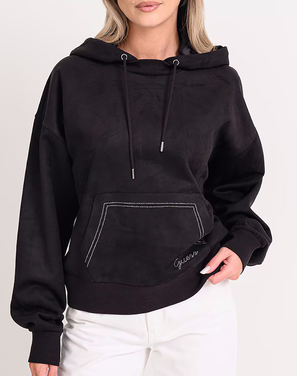 GUESS HOODED SCUBA SWEATSHIRT HANORAC DE DAMA