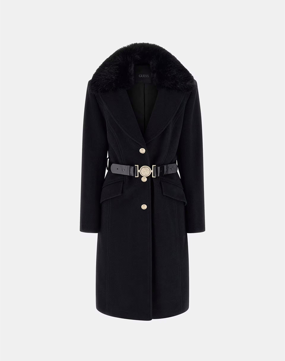 GUESS NEW PATRICE BELTED COAT PALTON DE DAMA