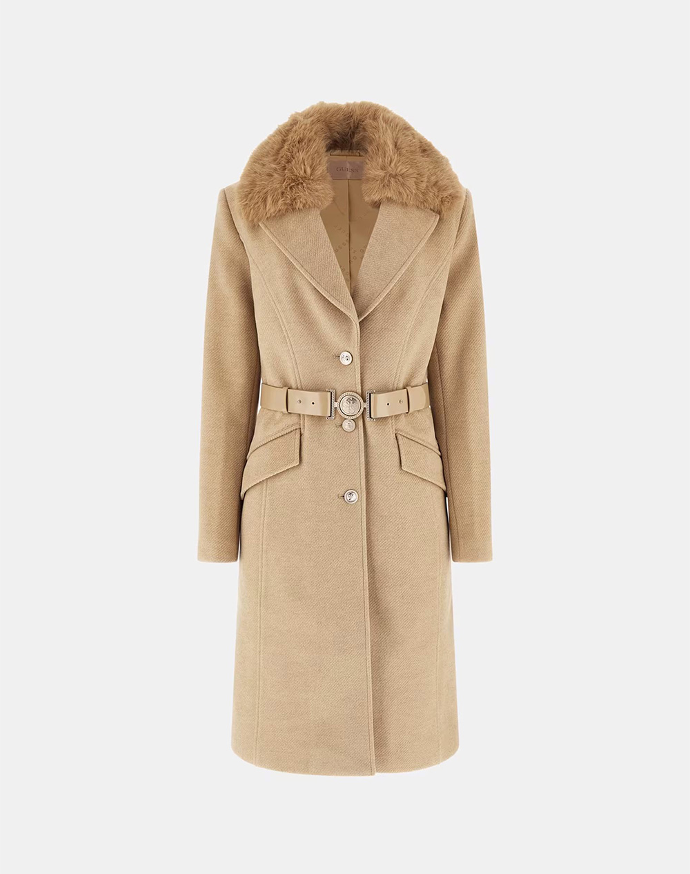 GUESS NEW PATRICE BELTED COAT PALTON DE DAMA