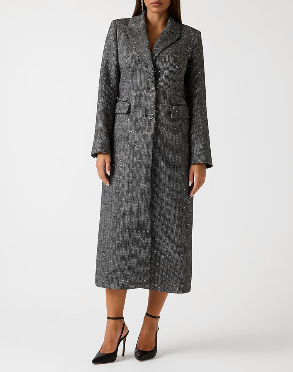 GUESS STEFANIA FITTED COAT PALTON DE DAMA