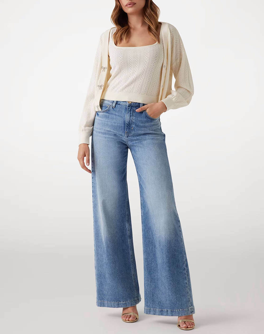 GUESS LS VN LYLA CARDI SWTR CARDIGAN DE DAMA