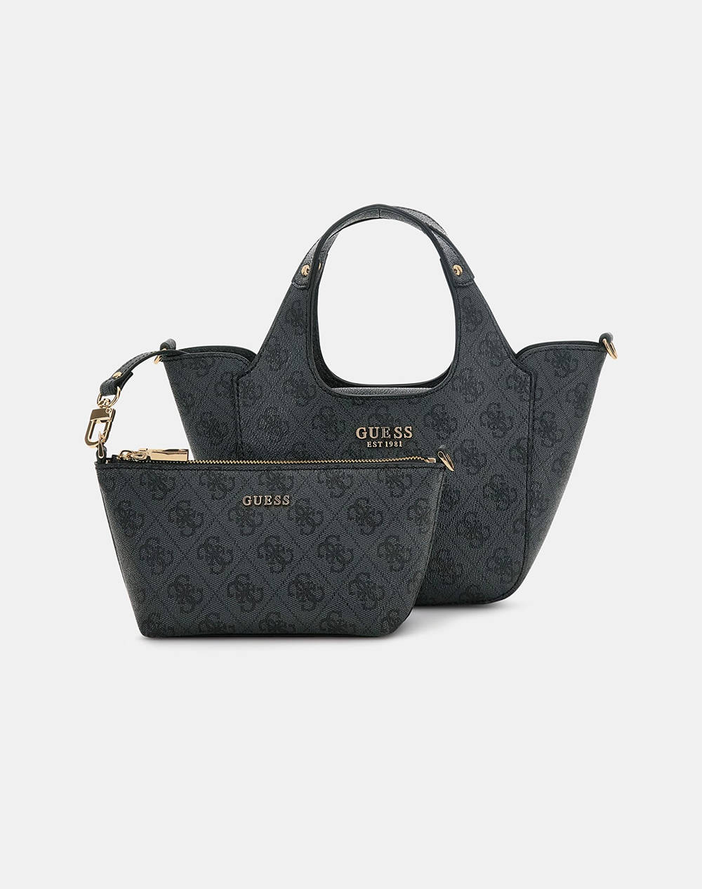 GUESS CALISTA 2 IN 1 MINI TOTE GEANTA DE DAMA (Dimensiuni: 27 x 17 x 8cm.)