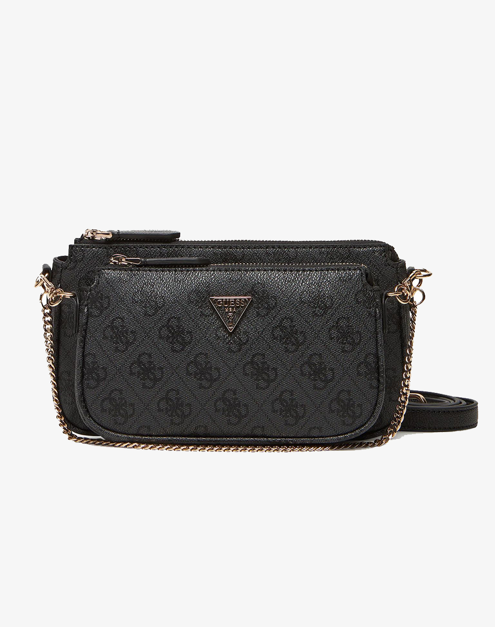 GUESS NOELLE II DBL POUCH CROSSBODY GEANTA DE DAMA (Dimensiuni: 24 x 13 x 5cm.)