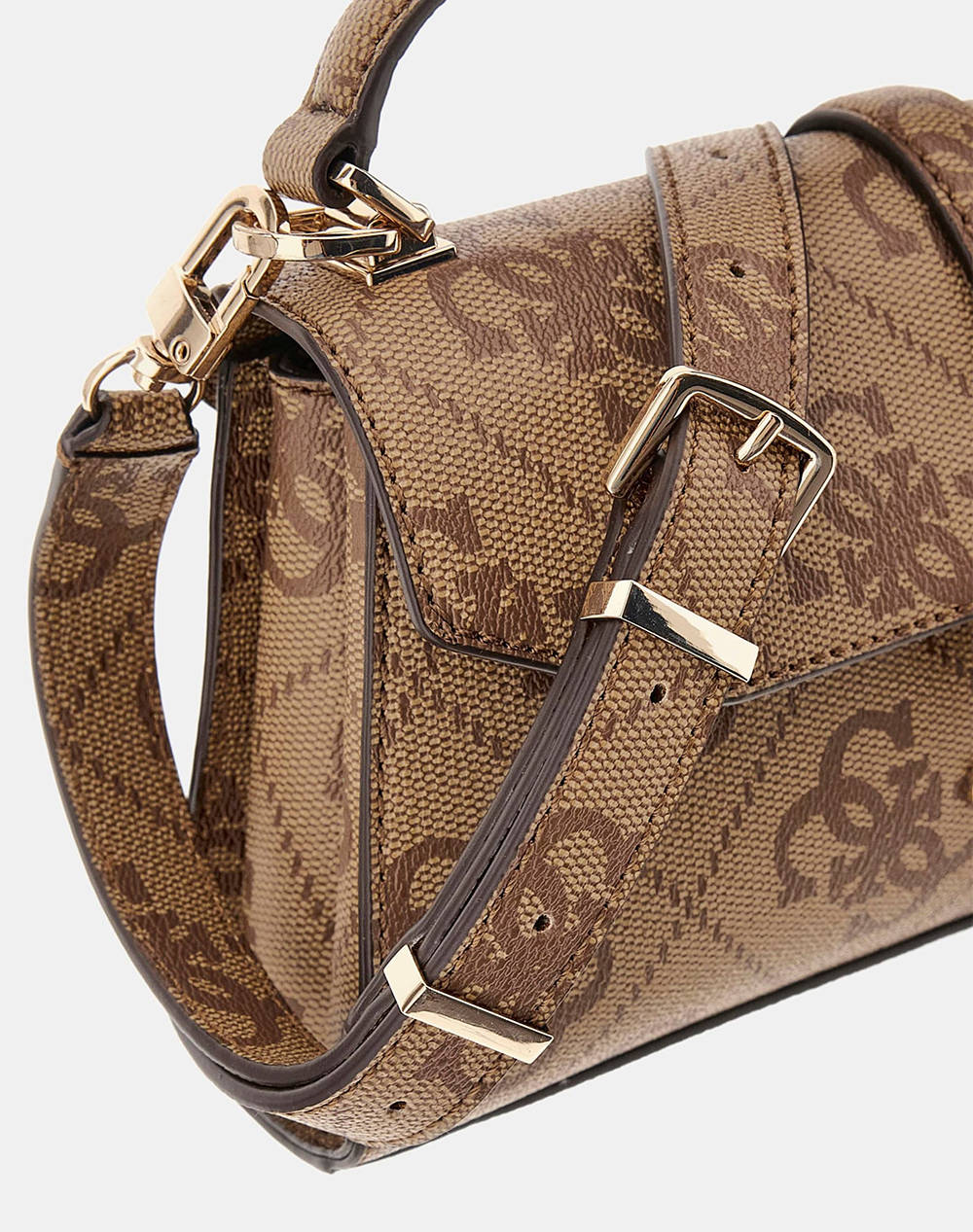 GUESS QUEENSLAND TOP HANDLE FLAP GEANTA DE DAMA (Dimensiuni: 25 x 10 x 6cm.)