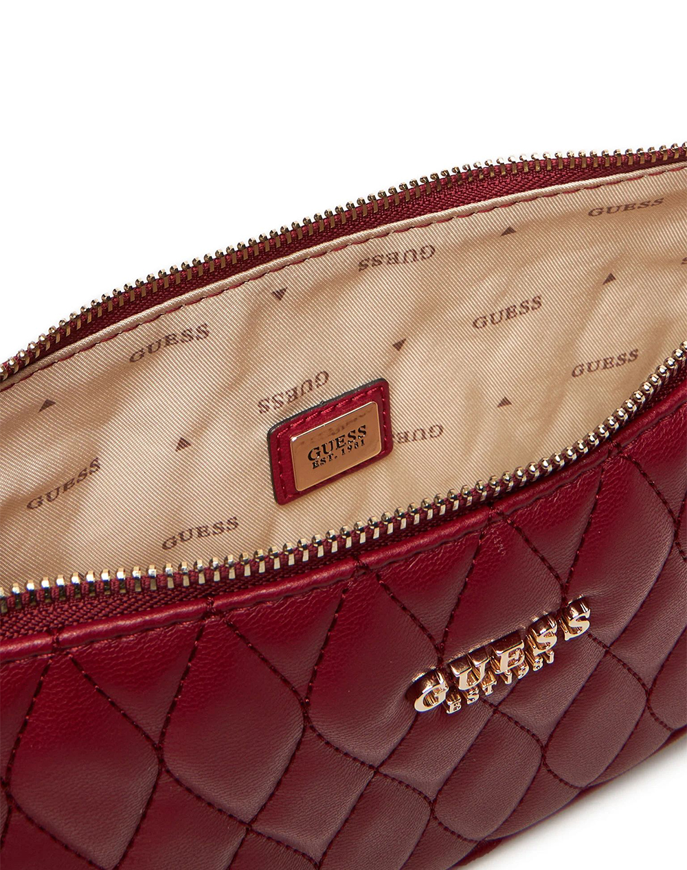 GUESS VALLA MINI TOP ZIP SHLDR BAG GEANTA DE DAMA